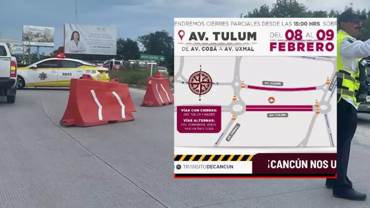Tráfico_ Estos son los cierres de viales por Carnaval en Cancún a partir del 8 al 13 de febrero 2024 (1).jpg