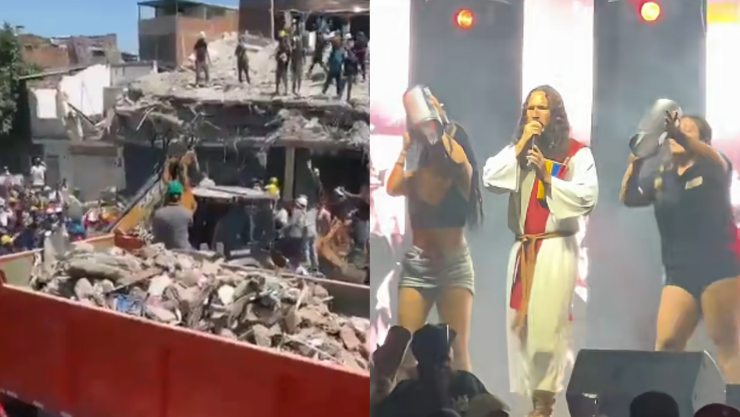 Jesús es culpado por sismo Colombia