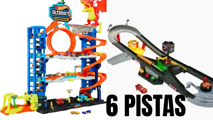 6 pistas de Hot Wheels y Cars para pequeños amantes de la velocidad