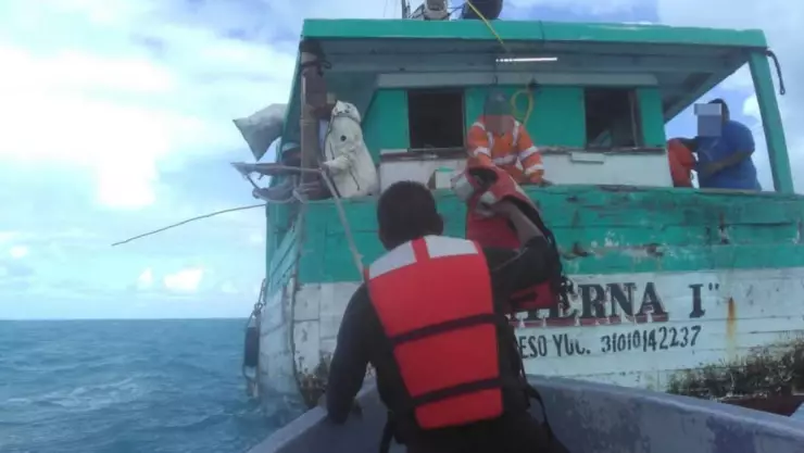 Así vivió el momento EXACTO del rescate de los pescadores yucatecos desaparecidos