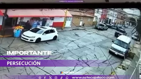 VIDEO | Captan el momento exacto en el que policías atropellan a joven que intentaba darse a la fuga