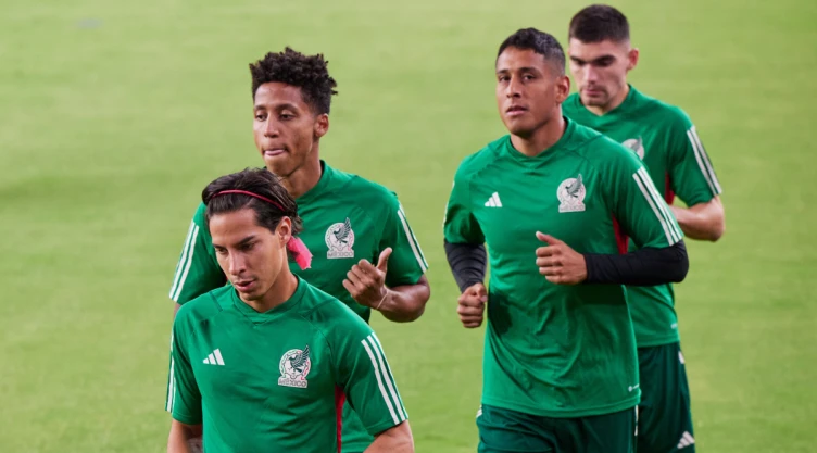 Selección Mexicana en entrenamiento