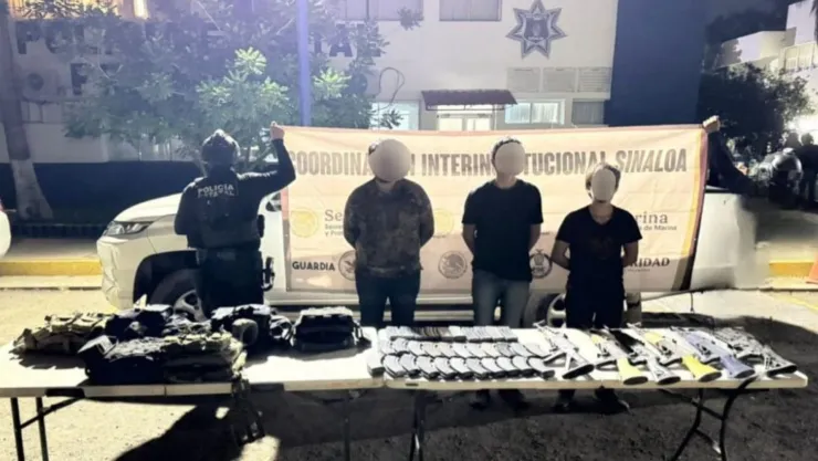 Detienen a cuatro hombre tras agresión a policías estatales en Culiacán..jpg