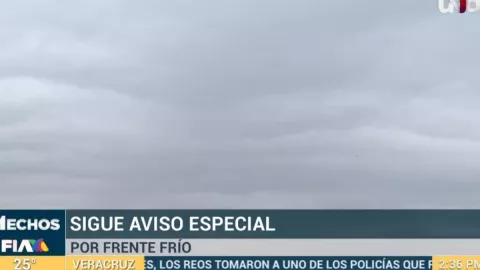 Clima de Vearcruz Frente Frío 19