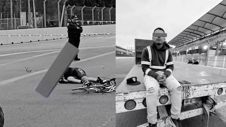 Muere ciclista atropellado por un camión en el Autódromo Hermanos Rodríguez