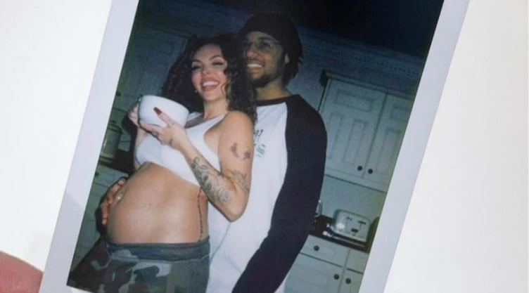 Jesy Nelson embarazada de gemelos junto a Zion Foster