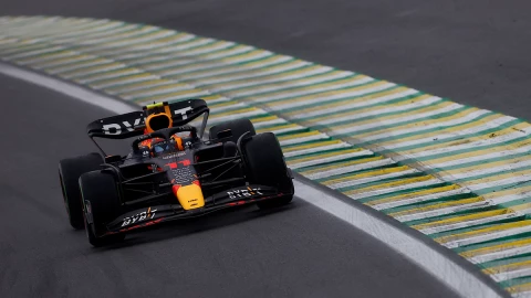 Checo Pérez en Brasil