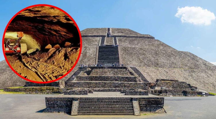 El túnel que existe debajo de las pirámides de Teotihuacán y muy pocos sabían de su existencia