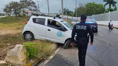 Reportan un accidente en el Boulevard Colosio en Cancún; no hay lesionados