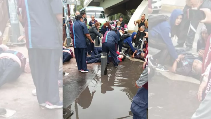 Seis trabajadores del IPN son atropellados en la manifestación sobre Las Granjas y La Villa