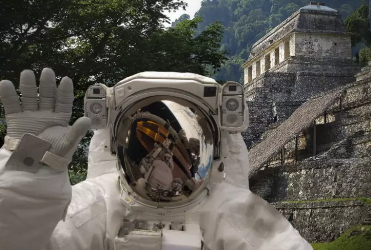 Un astronauta en Palenque