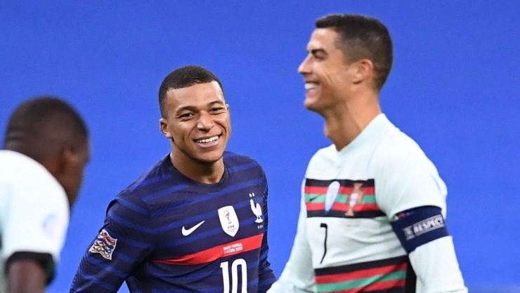 Mbappé sueña con enfrentarse a Cristiano Ronaldo en la Copa Mundial de la FIFA 2026™