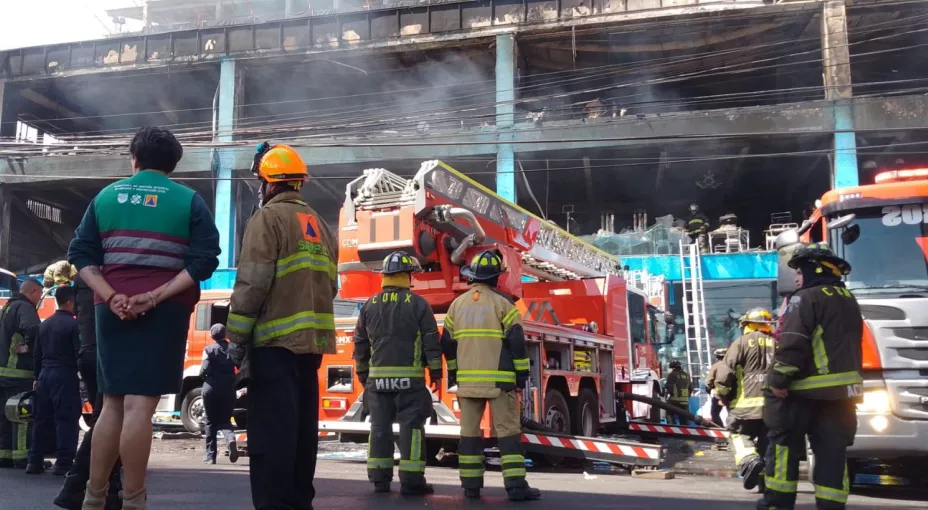 Incendio Galerías El Triunfo