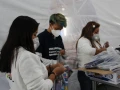 Respetando las normas sanitarias, nada nos impidió verlos felices