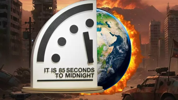 El reloj del fin del mundo se mueve: ¿Qué significa estar a 85 segundos de la medianoche?