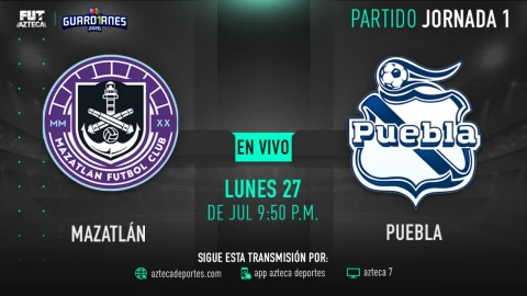 ¡EN VIVO! Mazatlán F.C. vs Puebla en Guardianes 2020 de la Liga MX