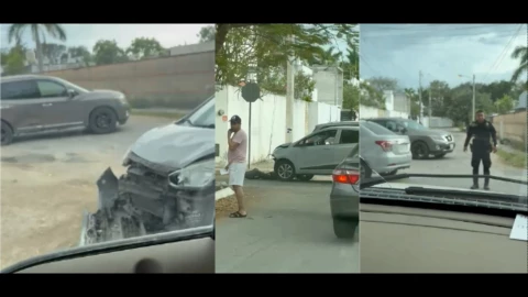 FUERTE ACCIDENTE en Francisco de Montejo hoy 16 de febrero deja dos vehículos con severos daños