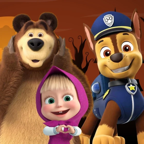 4 capítulos de Masha y el Oso y Paw Patrol para que tus hijos no tengan miedo a las historias de Halloween