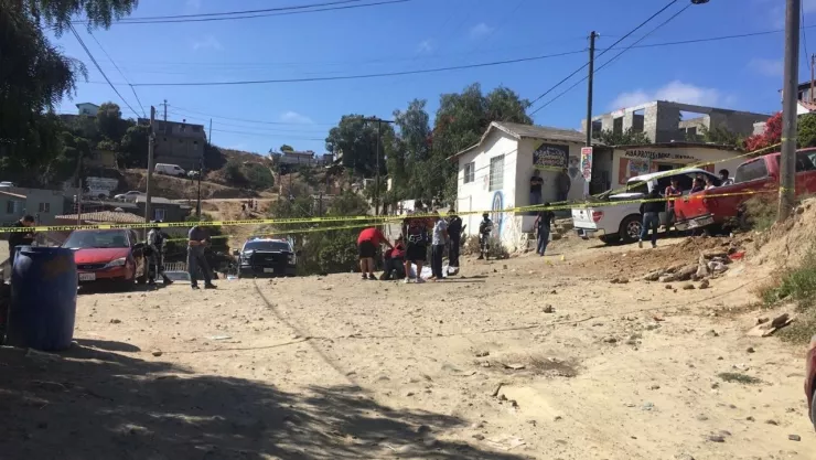 Balean a hombre en la Flores Magón