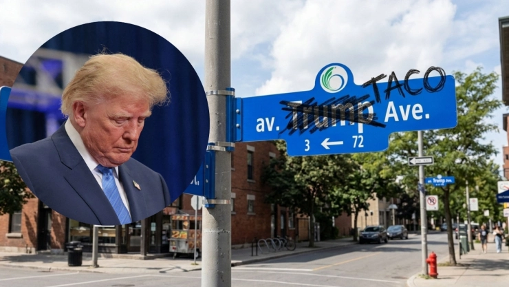 Canadá considera cambiar el nombre de la calle Trump por la calle Taco