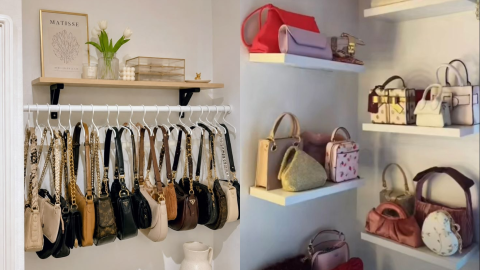 bolsos apilados