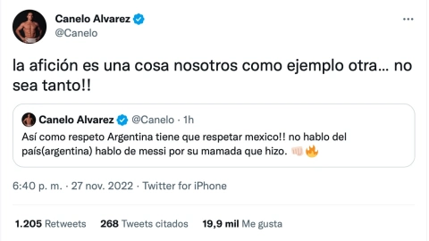 Canelo Álvarez explota contra Messi por polémico video: “Que le pida a Dios”