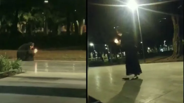 Captan a supuesta bruja en las calles de México