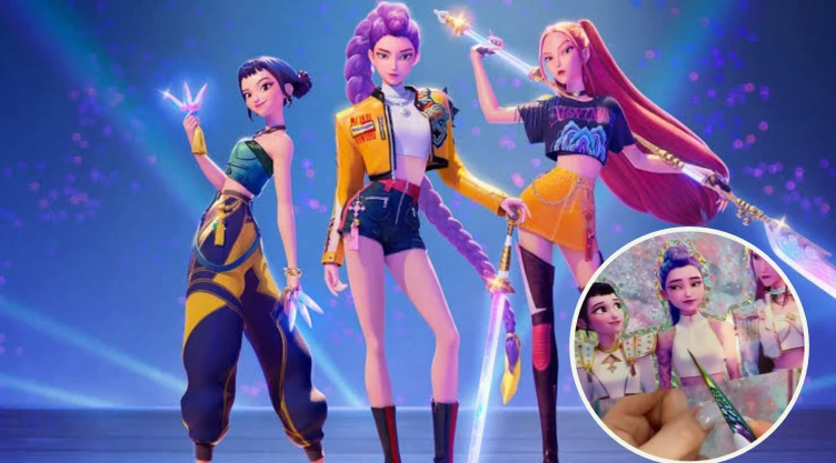 Haz un diario estilo idol con stickers de KPop Demon Hunters
