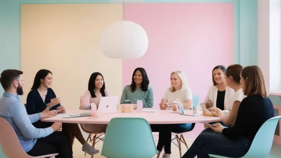 Mesa redonda: Según la psicología todos quedan expuestos por igual, la conversación fluye y las conexiones son más naturales.