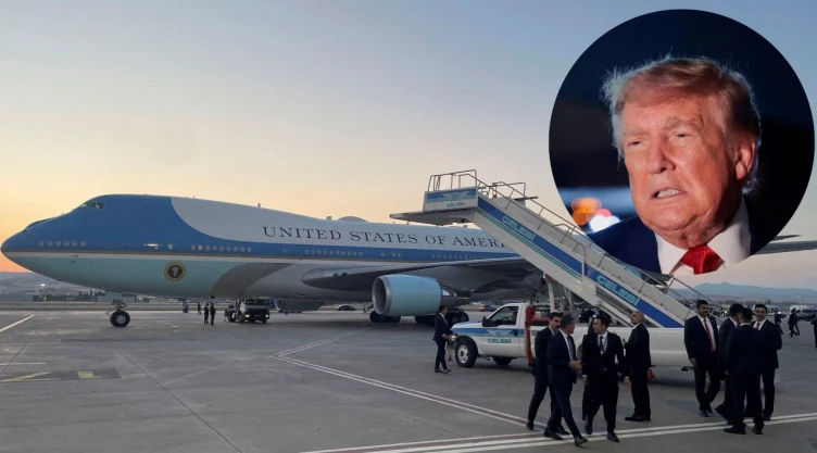 Trump cambió de avión en Ankara por amenazas de Irán