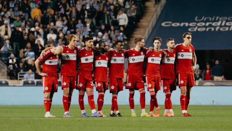 Jugadores del Chicago Fire de la MLS