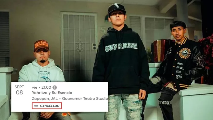 Cancelan concierto de Yahritza y su Esencia en jalisco