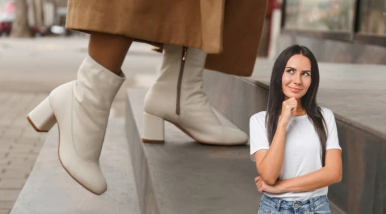 Cómo usar las botas blancas este invierno