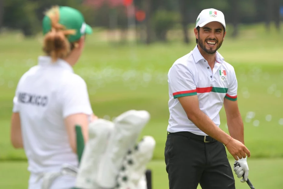 Gaby López y Abraham Ancer Tokyo 2020.jpeg