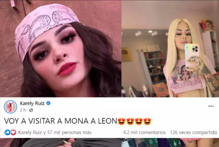 Mona y Karely Ruiz en León