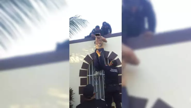 Presuntos ladrones son atrapados en Kanasín (FOTOS)