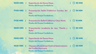 Se celebra el Tercer Festival Gastronómico del Caribe Mexicano