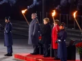 Angela Merkel en la ceremonia de despedida