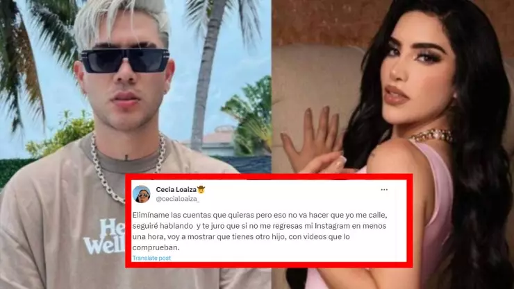 Kimberly Loaiza y Juan de Dios Pantoja