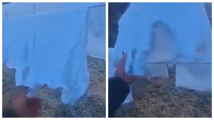 Heladas extremas congelan lso campos y la ropa en la Mixteca de Oaxaca