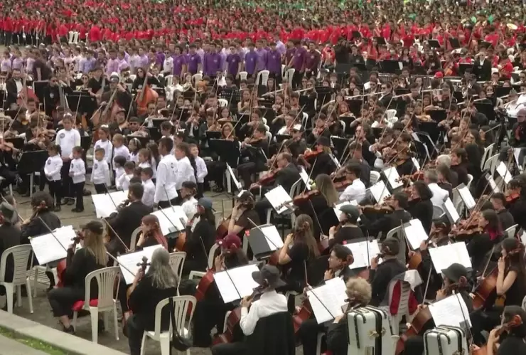 Bogotá rompió un récord mundial por el concierto más grande jamás realizado en Colombia.