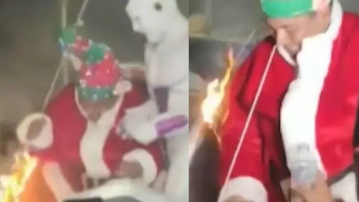 Santa Claus y Freezer