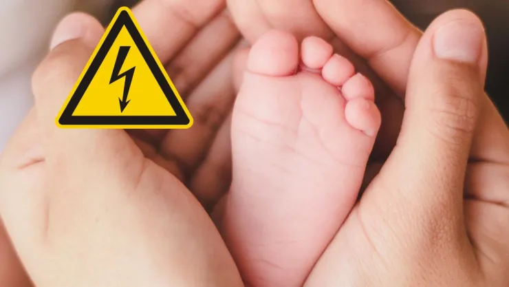 bebé muere electrocutada