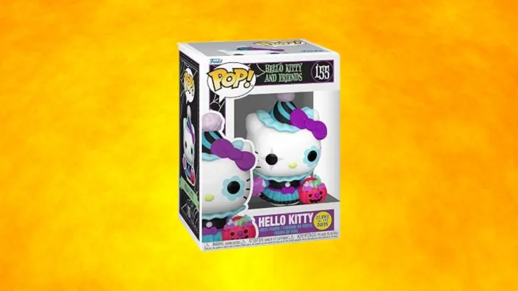 Funko Pop de Hello Kitty con disfraz de payasita terrorífica