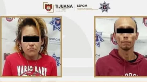 Detienen a pareja tras golpear a bebé gemela en Tijuana