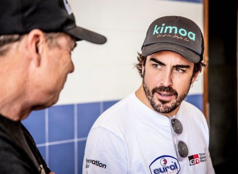 Fernando Alonso piloto accidente ciclismo