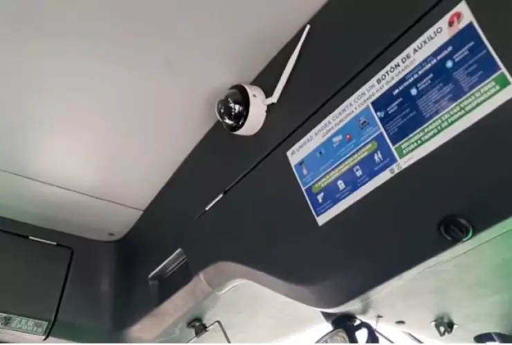 instalan cámaras y botón de pánico en unidades de la CDMX