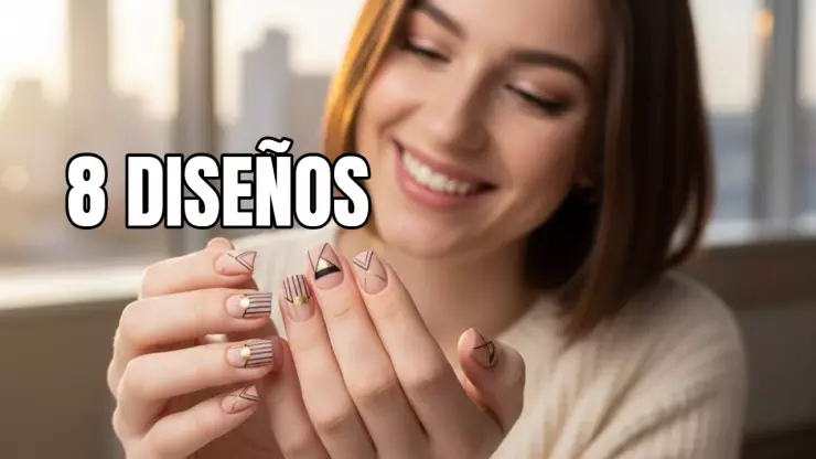 8 diseños de uñas acrílicas que duran un montón: son hermosas en cortas