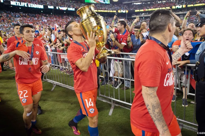 4 campeones ganadores Copa América 1995 2019.jpg