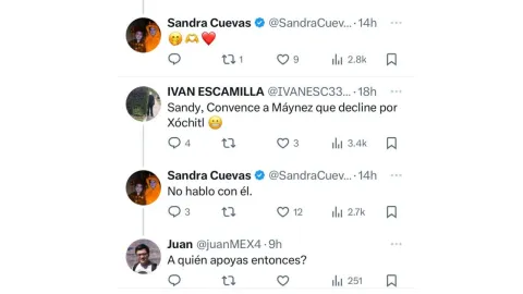 “No eres el único": Sandra Cuevas se lanza contra Salomón Chertorivski por andar en Metro CDMX